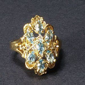 Vintage Ladies Cocktail Ring Size 8